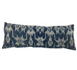 Vintage Indonesian Ikat Textile Large Lumbar Pillow 27146