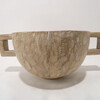 Huge Sculptural French Mid Century Solid Wood Bowl 65934
