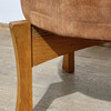 Danish 1960's Stool with Suede Cushion 65939