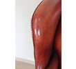 Danish Leather Wingback Chair 64016