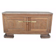 SOLD/French Mid Century Cerused Oak Buffet 23437