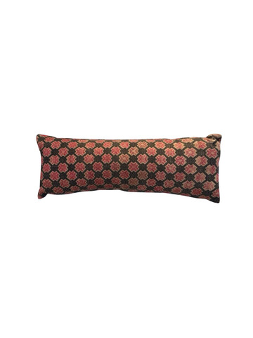 Vintage Central Asia Textile Lumbar Pillow 67287