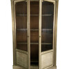 French Oak Tall Cabinet with Glass Doors 18780