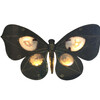 Metal butterfly with agate and lights 19080