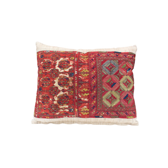 Exceptional 18th Century Turkish Textile Embroidery Pillow 26921