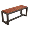 Limited Edition Oak and Leather Bench 24717