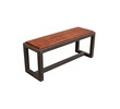 Limited Edition Oak and Leather Bench 24717