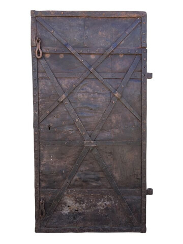 Rare Spanish 17th Century Prison Door 51745