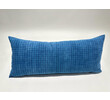 Antique Central Asia Indigo Textile Large Lumbar Pillow 50395