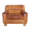 Vintage Danish Leather Arm Chair 65902