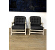 Pair of Guillerme & Chambron Oak Arm Chairs 36839