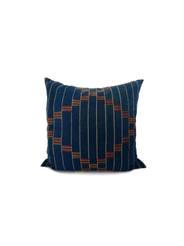 19th Century African Indigo Textile Pillow 55722