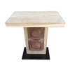 Limited Edition Oak and Georges Jouve Ceramic Element Side Table 42579