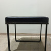 Lucca Studio Vaughn (stool) of black leather top and base 65977