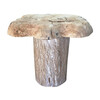 French Organic Burl Wood Side Table 67096