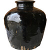 Large Black Glazed Ceramic Vessel from Central Asia 66855