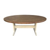 Limited Edition 18th Century Walnut Top  Oval Dining Table 41673