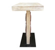 Limited Edition Oak and Georges Jouve Ceramic Element Side Table 42579