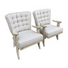 Pair of Guillerme & Chambron Arm Chairs 41545