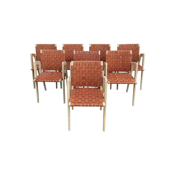 Set of (8) Lucca Studio Giles Chairs 38212