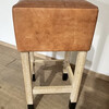 Lucca Studio Set of (3) Percy Saddle
Leather and Oak Stools 66108