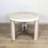 Lucca Studio Miles Oak and Bronze Side Table 43589