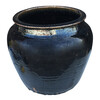 Large Black Glazed Ceramic Vessel from Central Asia 66071