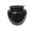 Large Black Glazed Ceramic Vessel from Central Asia 42644