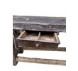 Primitive Belgian 18th Century Wood Industrial Console 35508