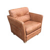 Single French Leather Club Chair 42572