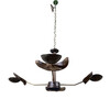 Limited Edition Wood and Bronze Chandelier 41558