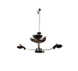 Limited Edition Wood and Bronze Chandelier 41558