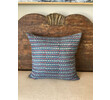 Limited Edition Antique Wood Block and Striped Textile Pillow 59186
