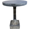 Lucca Studio Ersa Belgian Blue Stone Top Table 63195