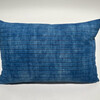 Antique Central Asia Indigo Textile Pillow 50411