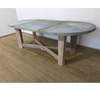 Limited Edition 19th Century Zinc and Oak Dining Table 64368