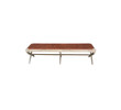 Lucca Studio Sadie Bench (Brown Leather) 40058
