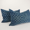 Pair of Vintage Indigo Textile Pillows 59164