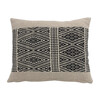 Limited Edition Tribal Black and Natural Embroidery Pillow 37739
