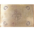 Antique Hand Engraved Brass Table Tray 59144