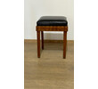 French Deco Burlwood and Leather Stool 65563