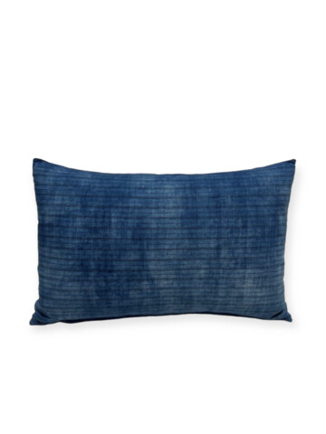 Antique Central Asia Indigo Textile Pillow 67148
