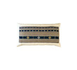 Antique Moroccan Indigo and Embroidery Textile Pillow 35366