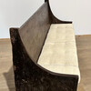 Lucca Studio Caleb Bench with Belgian Linen Seat Cushion 62315