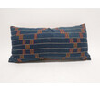 19th Century African Indigo and Embroidered Textile Pillow 60250