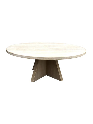 Lucca Studio Foley Dining table with Oak Top and Base 39885