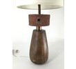 Unique Vintage Wood and Ceramic Lamp 58034