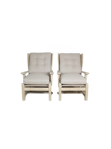 Pair of Lucca Studio Lorford Arm Chairs 44474