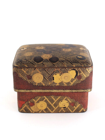 Antique Japanese Meiji Period Japanese Lacquer Box 46733