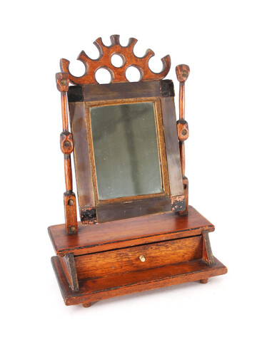 19th Century Stand with Drawer with Mirror 46730